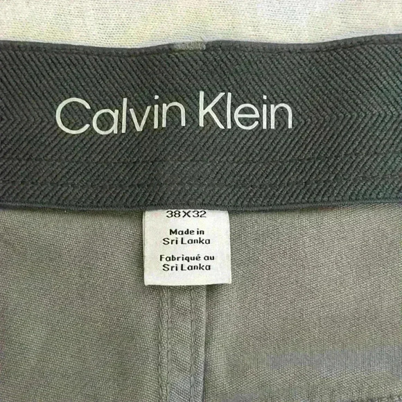 Calvin Klein NWT Gray Slim Fit Flex Waist Stretch 5 Pocket Denim Mens Jean 38W - Picture 10 of 15